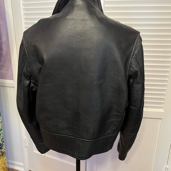 Prime Parts, SZ 46, black leather, biker jacket. - Picture 7 of 11